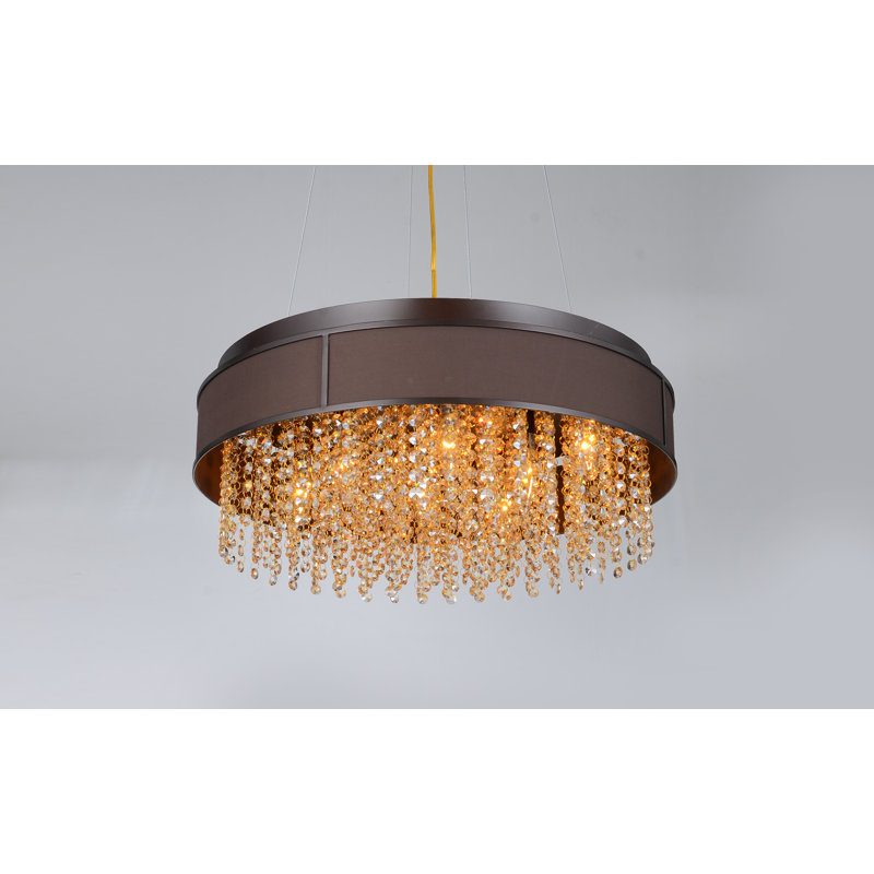 Wanamaker 8 - Light Dimmable Drum Chandelier