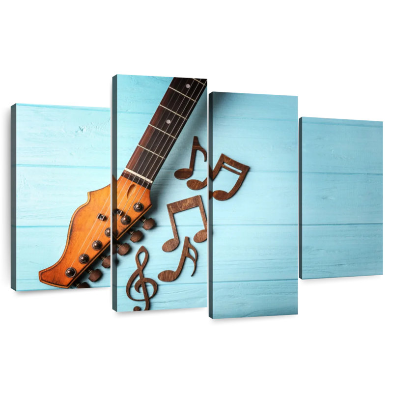 Abarca Guitar Notes, 22" H x 36" W