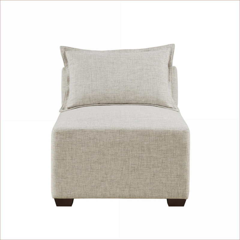 Modular Sofas Armless Chair, Modern Casual Dark Espresso Legs | Polyester | Standard