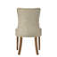 Chaise d'intérieur, ensemble de 2 chaises d'appoint, chaises capitonnées pour la maison