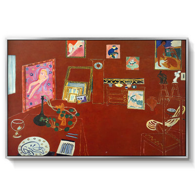 The Red Studio (L'Atelier Rouge), 1911-Henri Matisse-Framed Gallery Wrapped Canvas