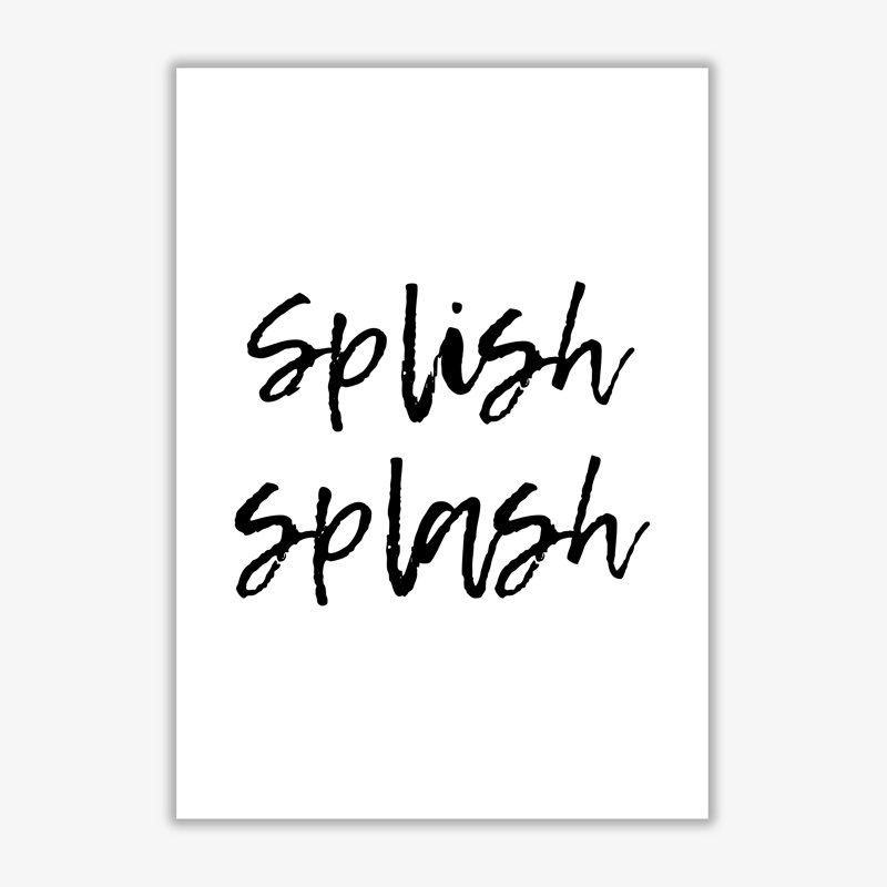 Splish Splash - Print, 42 cm H x 30 cm W x 1 cm D, No Frame