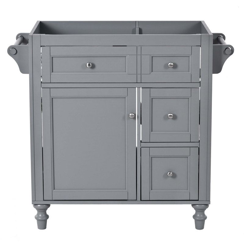 Meuble-lavabo de 30 po sans lavabo supérieur, Gris