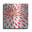 Ivy Bronx «Red Petals 02» par Tom Quartermaine, art mural en métal-1244501616