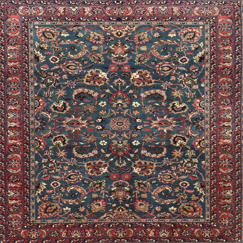 Southwestern Indoor Rug, Square 6'