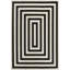 Tapis noir / ivoire Isibeal-336781266