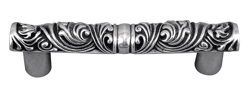 Liscio Bar / Handle Pull, Antique Silver, 5.88" L x 0.63" W x 1" D