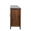 Armoire avec 4 portes et 4 tablettes ouvertes