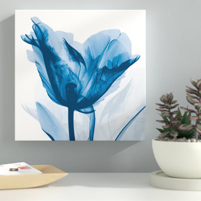 «Lust Blue Tulip_H30», impression sur toile tendue