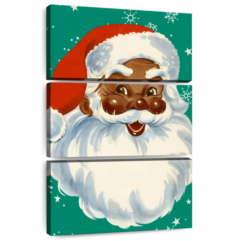 Père Noël noir Lelend, H 38 po x l 24 po