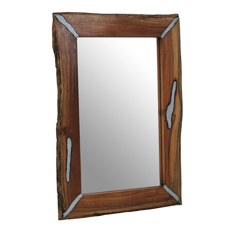 Cairns Solid Wood Flat Wall Mirror