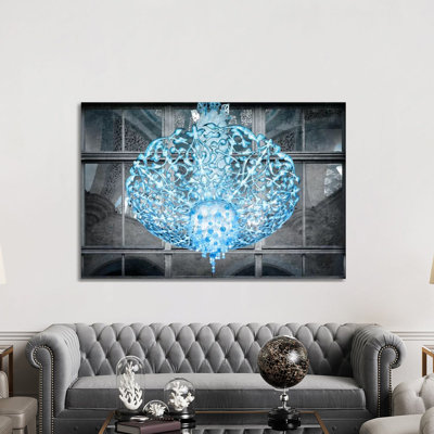 Ice Chandelier - Print on Canvas