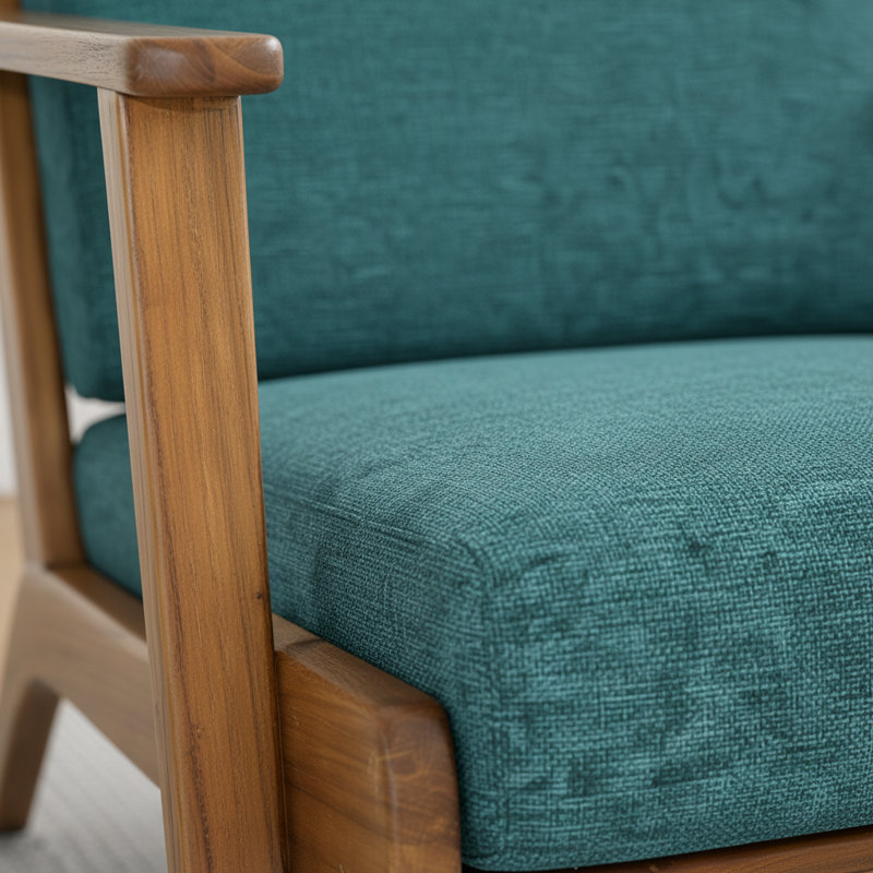 Roddney 30" W Armchair, Teal Linen