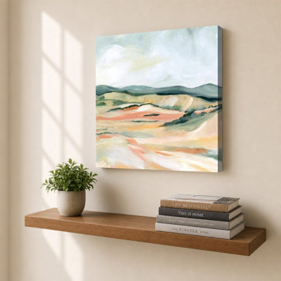«Vermillion Landscape III» par Katrina Pete - impression sur toile