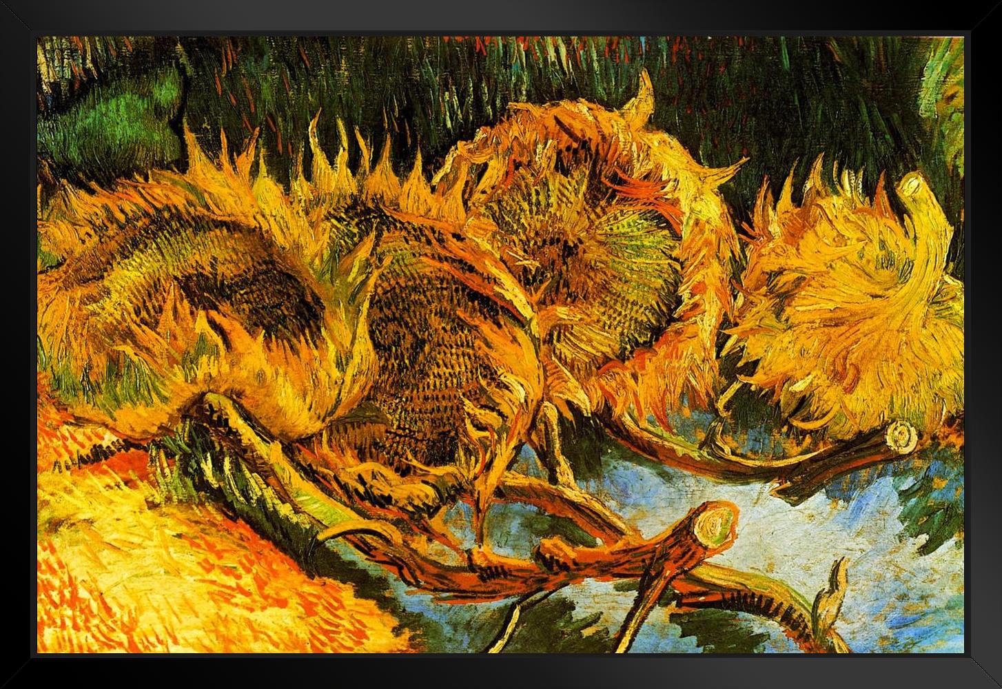 Trinx Vincent Van Gogh quatre tournesols allés à la graine Van Gogh