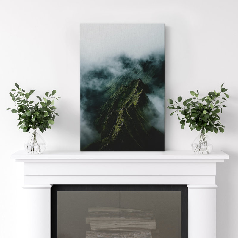 Reproduction d'art sur toile, impression de forêt pour la décoration de salon, Sans cadre, Toile tendue, H 18 po x l 12 po