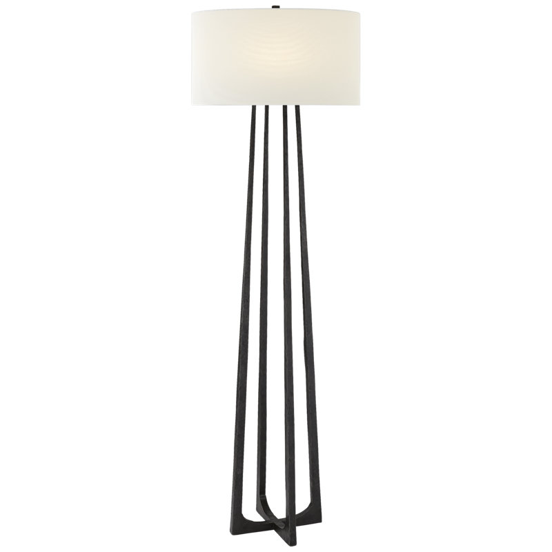 Scala Floor Lamp, Aged Iron