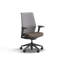 Chaise de bureau ergonomique en mailles chiffon HON, structure gris anthracite, écorce-123244281-123244283