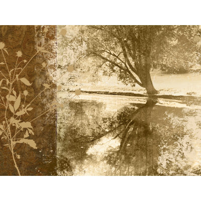 " Distressed Sepia Landscape "