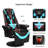 Inbox Zero Reclining Ergonomic Swiveling PC & Racing Game Chair with Footrest-1335901787
