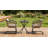 Cendro 3-Piece Modern Coastal Outdoor PE Rattan Wicker Bistro Set with Chairs & Side Table
