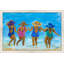 «Mesdames sur la plage I», reproduction de peinture acrylique-31936458-32140902