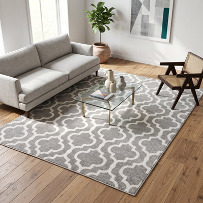 Alkire Performance Grey/Off White Rug