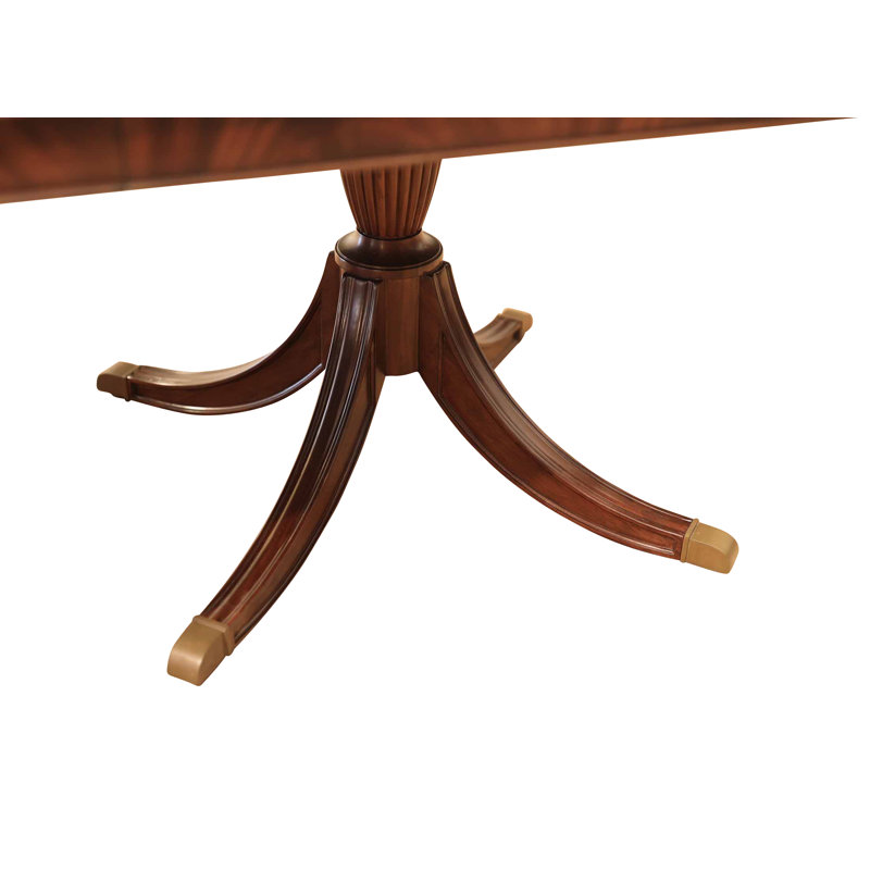 Custom Fit Classics Oval Mahogany Wood Dining Table