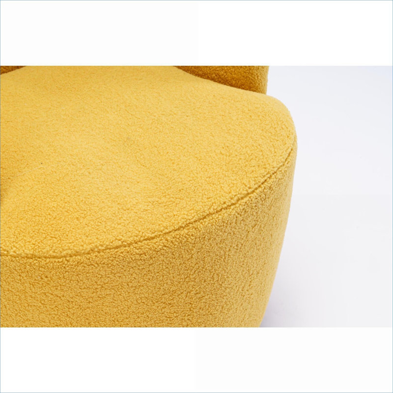 Fauteuil Teddy, Yellow Fabric