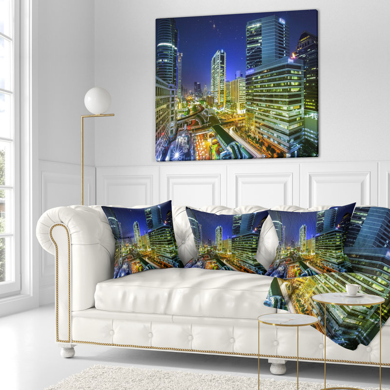 Coussin lombaire en cityscapes bangkok city view
