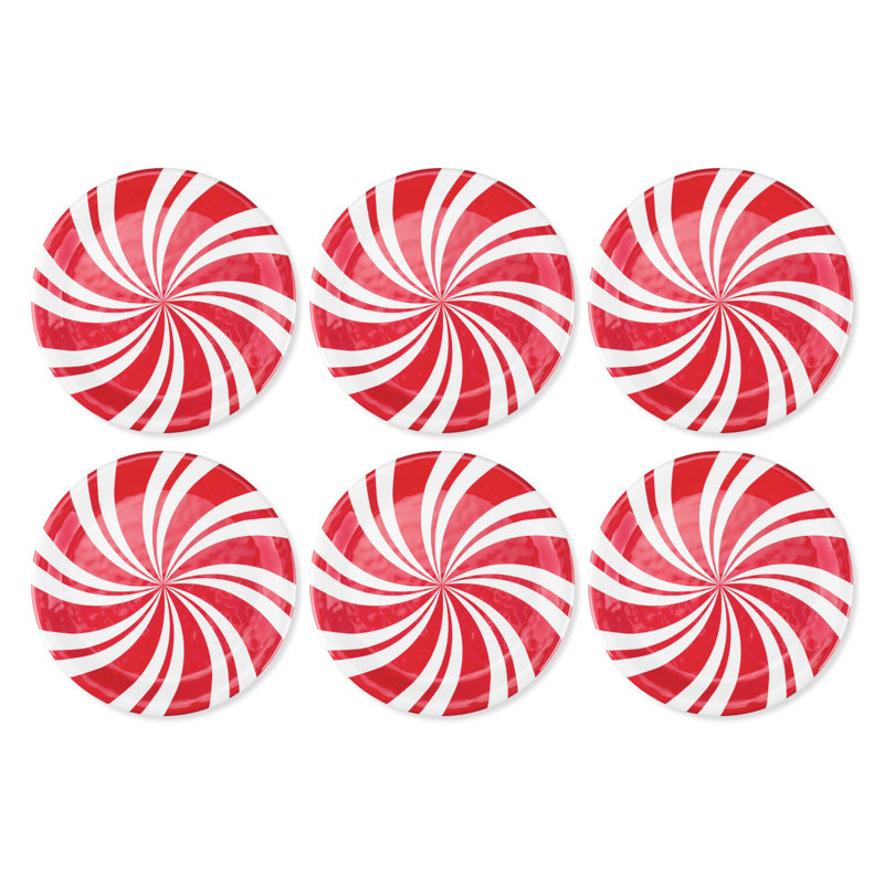 Peppermint, 9" Melamine Plate S6