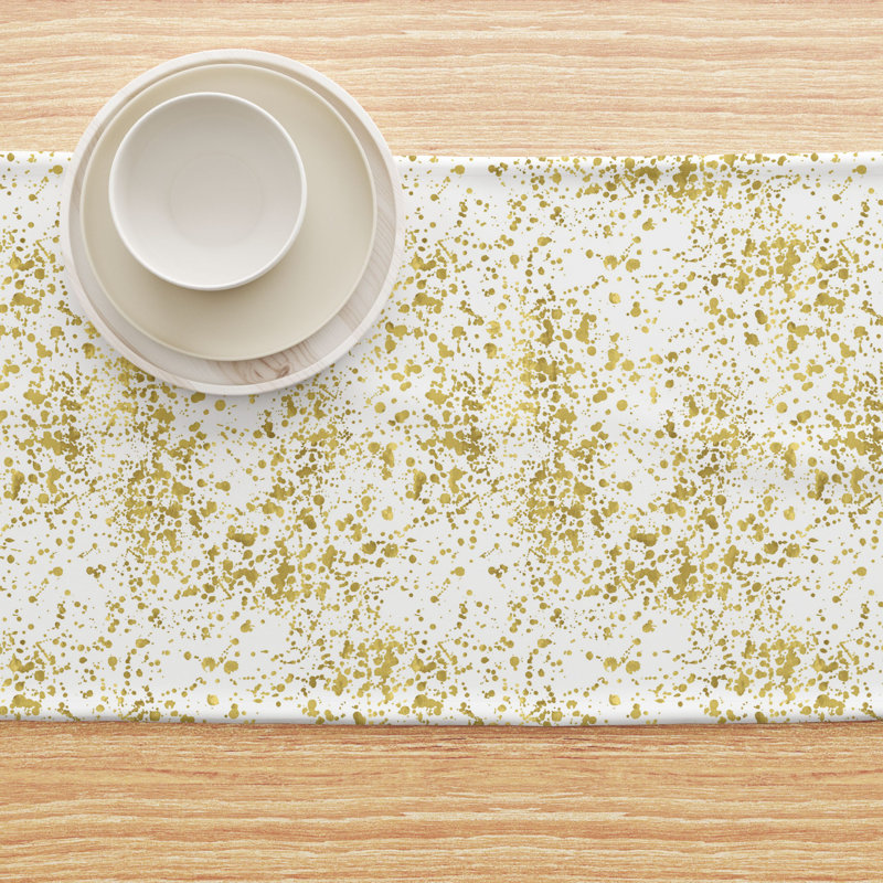 Wicklingburg Rectangular Cotton Table Runner, 108" x 16"