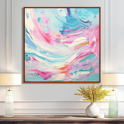 Summer Bliss Miami - Art mural abstrait, salon