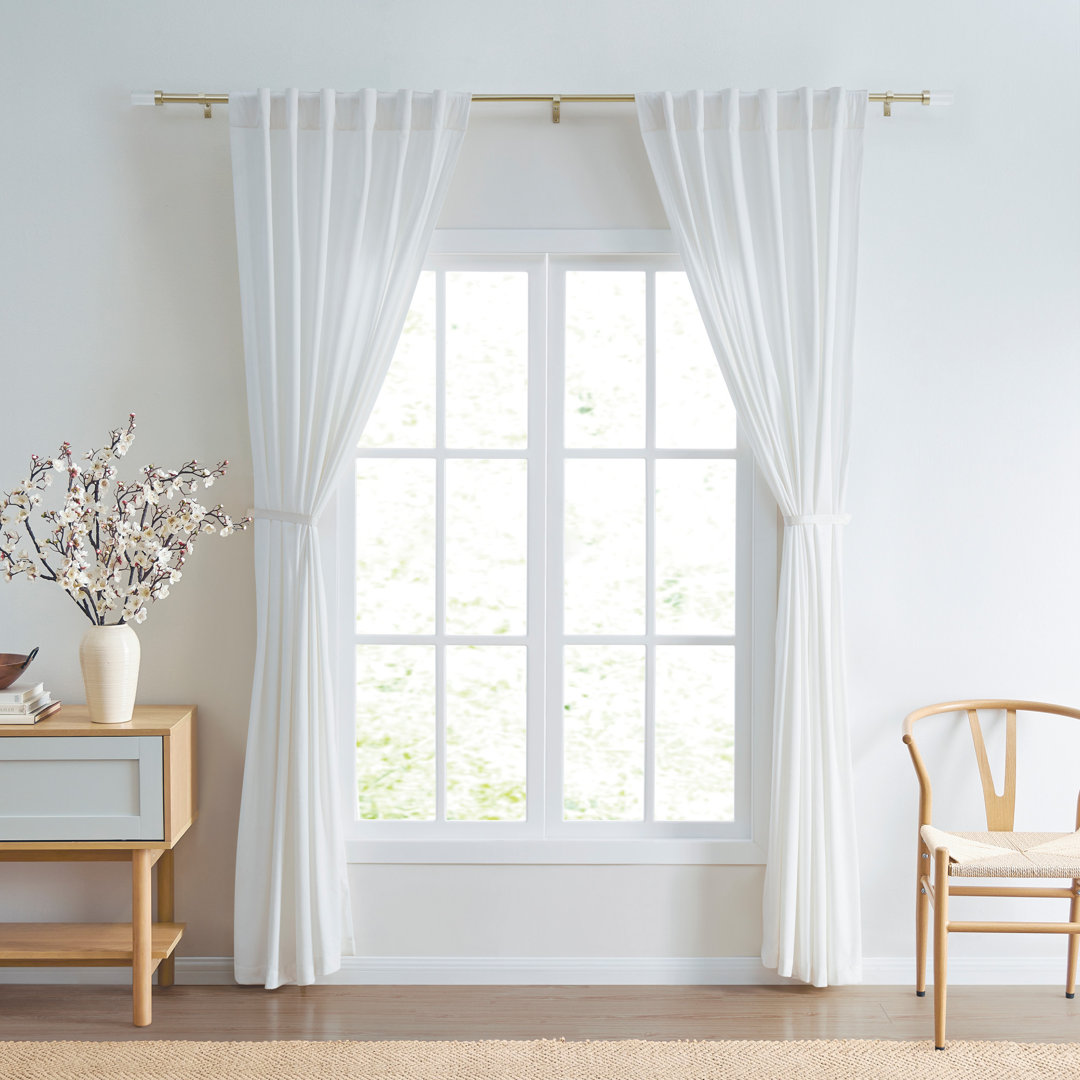 DKNY Liam Steel Curtain Hardware Accessory Matte Gold DKNY 