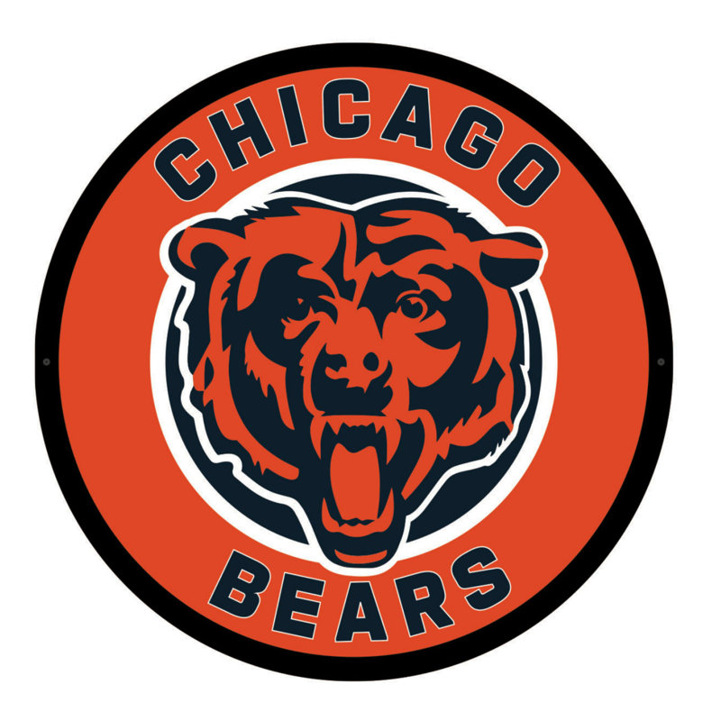Plaque murale lumineuse NFL, Bears de Chicago