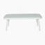 Causeuse et table en acier, blanc cassé et vert-91883065