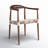 Kazbah Leather Dining Arm Chair-2105392401