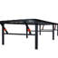 Cadre de lit plateforme pliable en métal robuste pour lit simple-1694838620