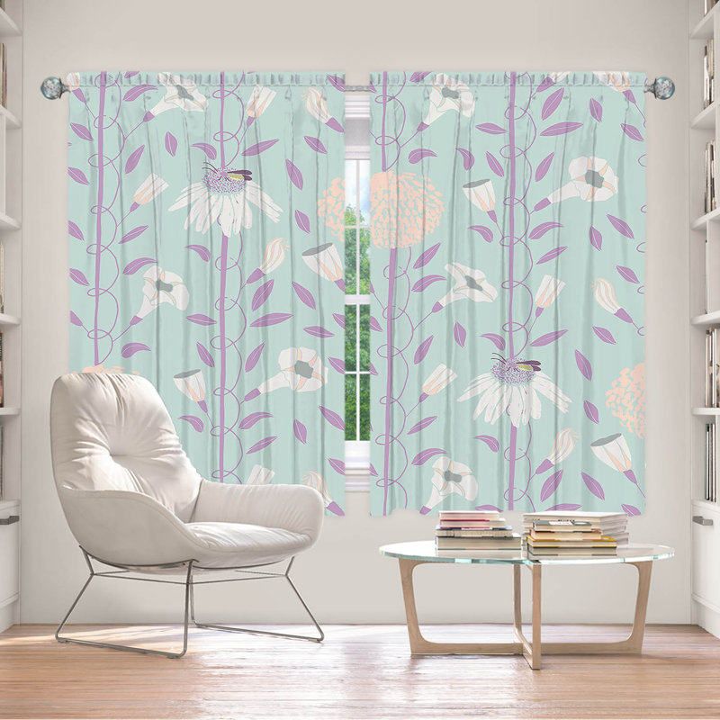 Paire de rideaux obscurcissant en polyester Emanuele, L 56 po x L 78 po