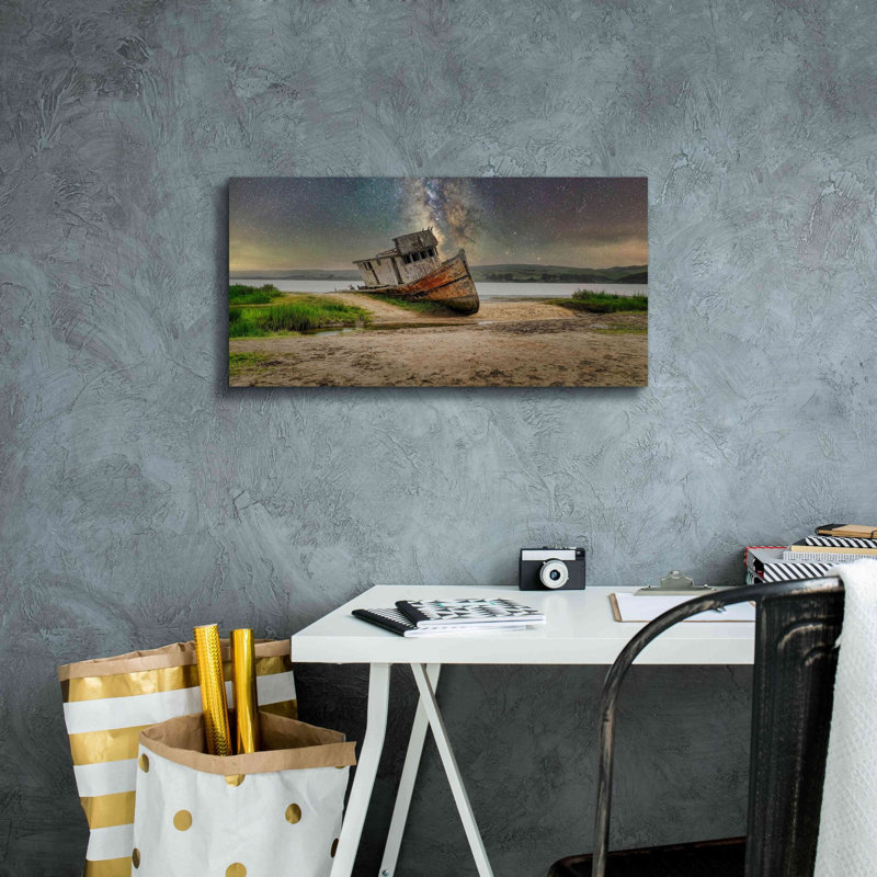Art mural sur toile «Stranded» par Epic Portfolio par Armeda August Grove®, H 12 po x l 24 po x P 0,75 po