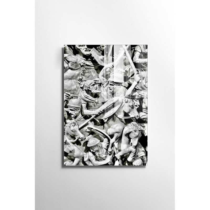 Peinture décorative en verre trempé, H 17,7 po x l 11,8 po x P 1 po