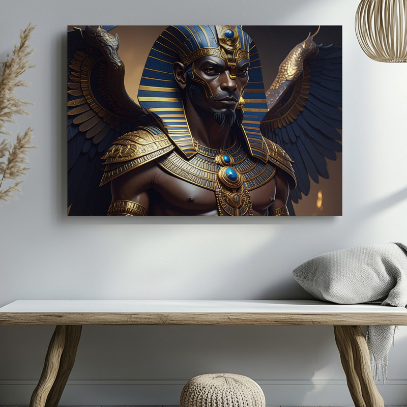 Horus, dieu faucon, Canvasmajestic, H 30 po x l 40 po