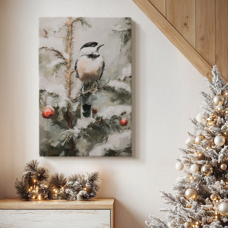 Toile tendue craie midwinter, H 18 po x l 12 po