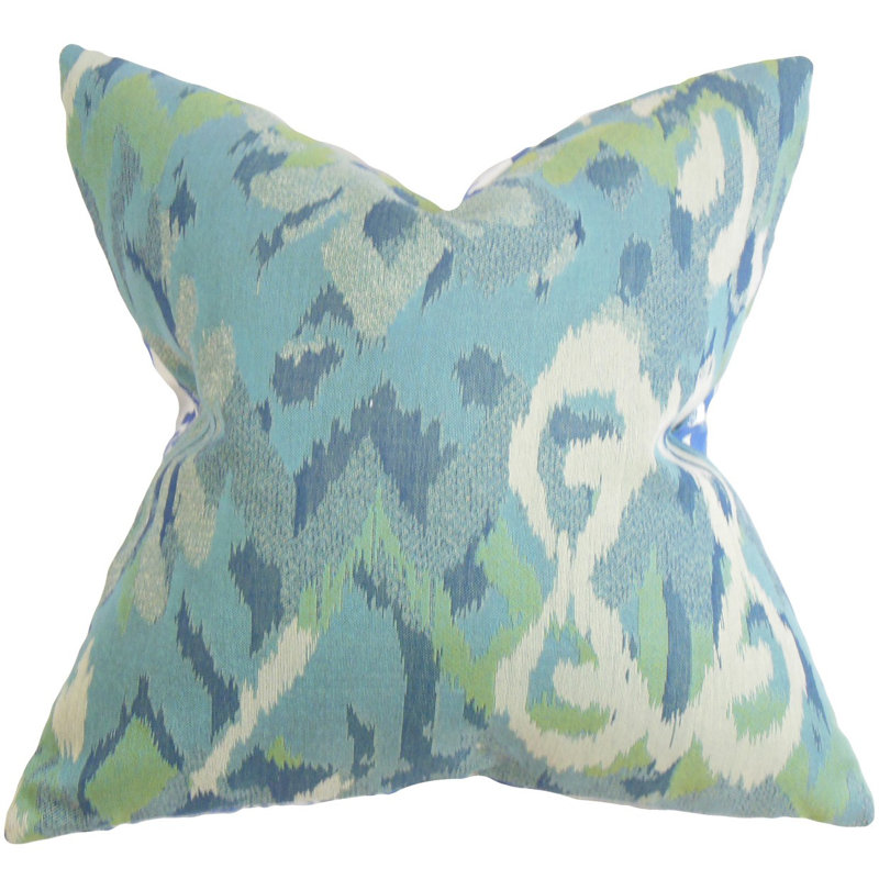 Coussin farrar ikat, 24 po x 24 po