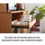 Armoire de cuisine scandinave moderne en bois massif