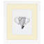 Cadre pour photo simple blanc mat 10 "x 20"-70819400