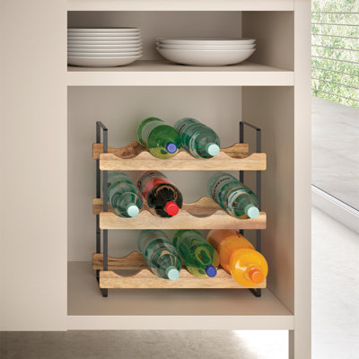 Wine Bottle Rack Brown