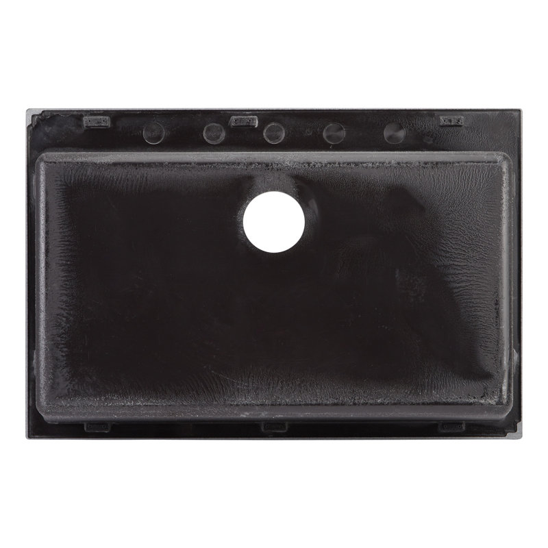 Algren 33" L Undermount Kitchen Sink, Midnight Black
