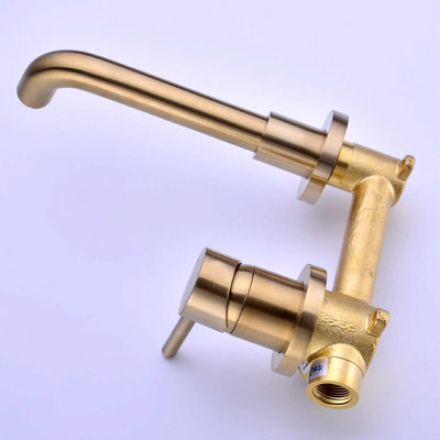 Wall Mount Single Handle Bathroom Faucet