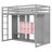 Wood Loft Bed With Wardrobe-999532664-999532667